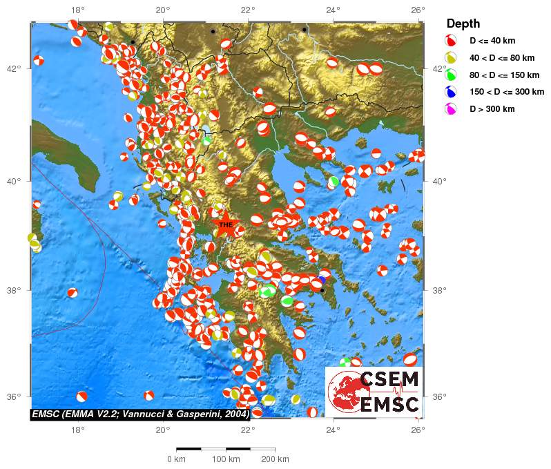 Regional moment Tensor