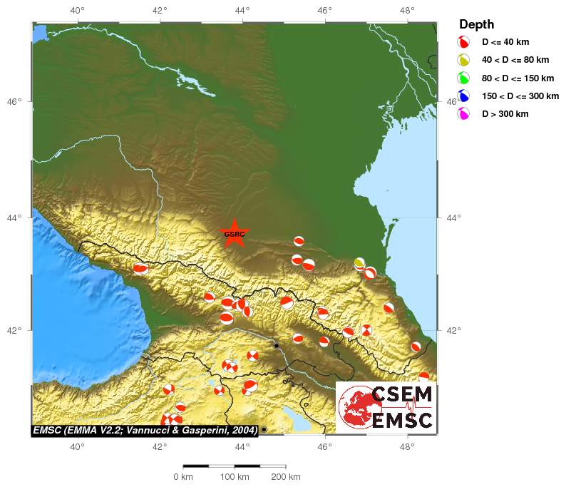 Regional moment Tensor