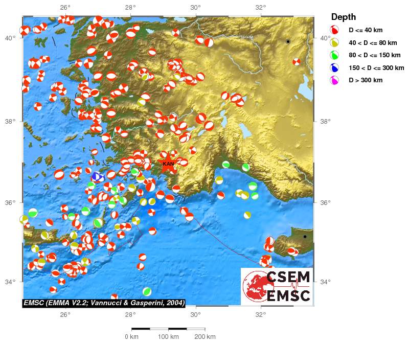 Regional moment Tensor