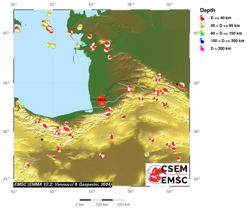 Regional moment Tensor