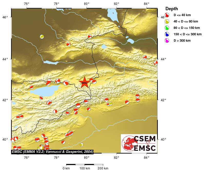 Regional moment Tensor
