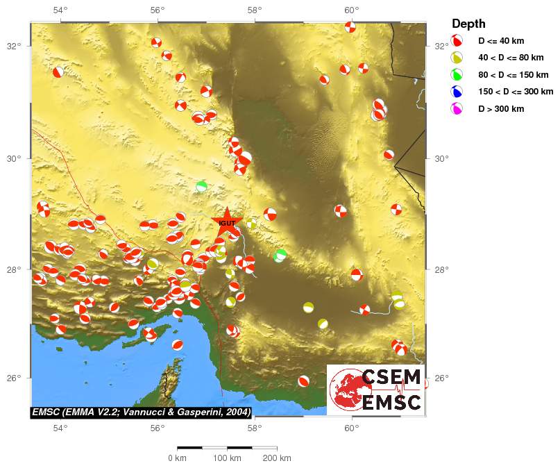 Regional moment Tensor