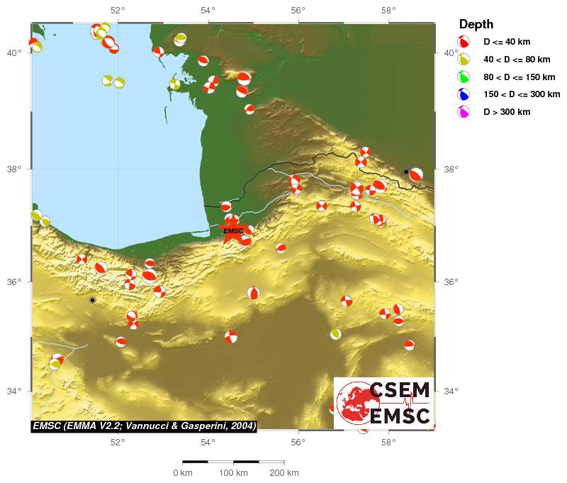 Regional moment Tensor
