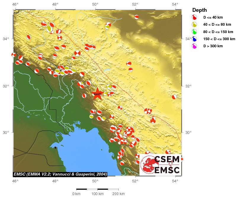 Regional moment Tensor
