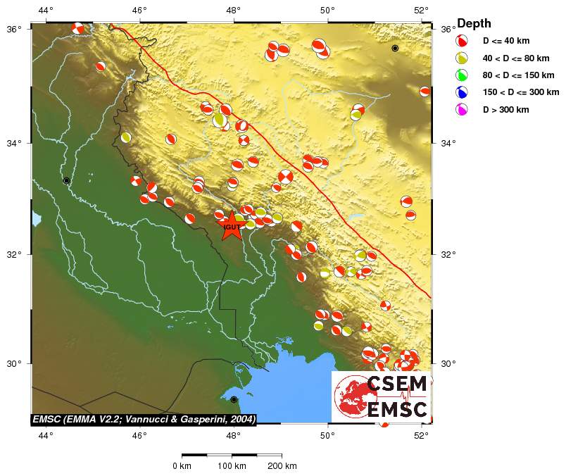 Regional moment Tensor