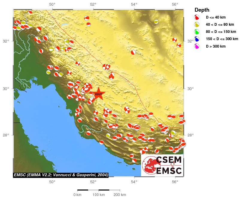 Regional moment Tensor