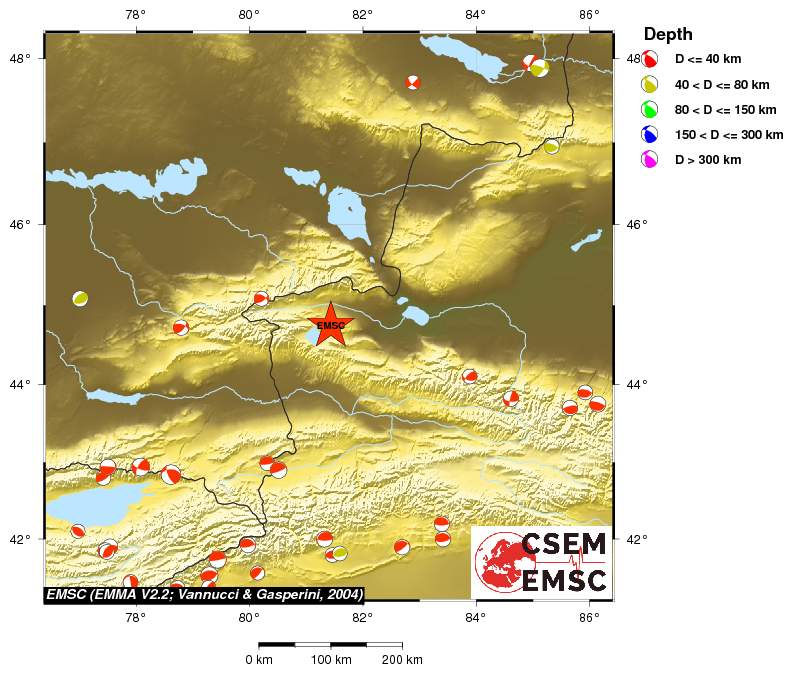 Regional moment Tensor