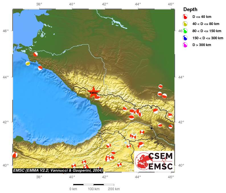 Regional moment Tensor