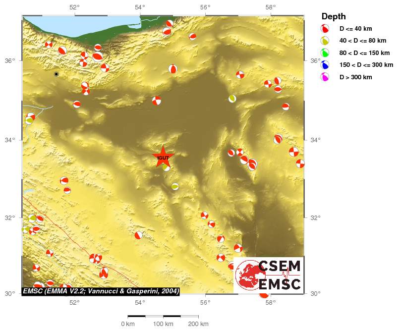 Regional moment Tensor