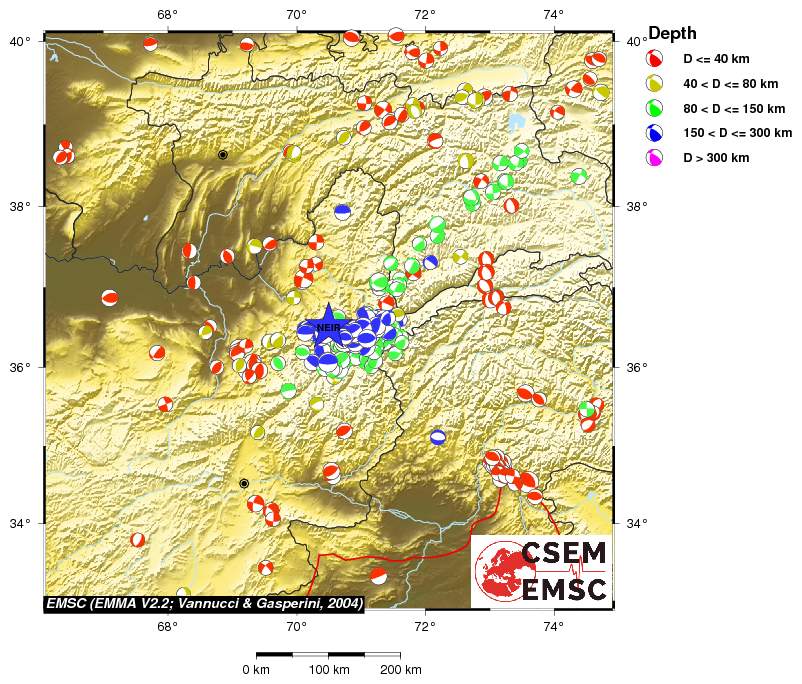 Regional moment Tensor
