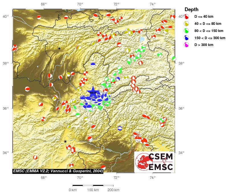 Regional moment Tensor