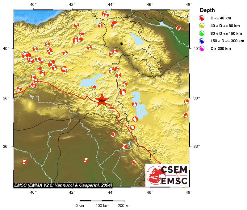 Regional moment Tensor
