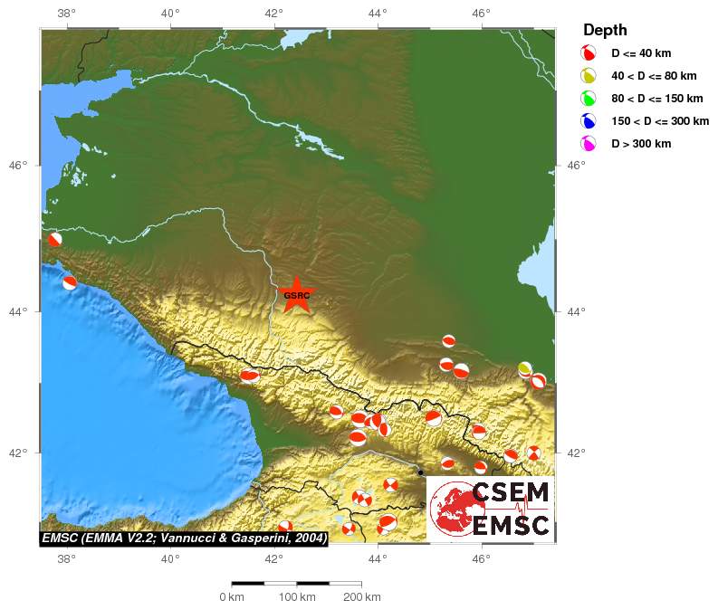 Regional moment Tensor