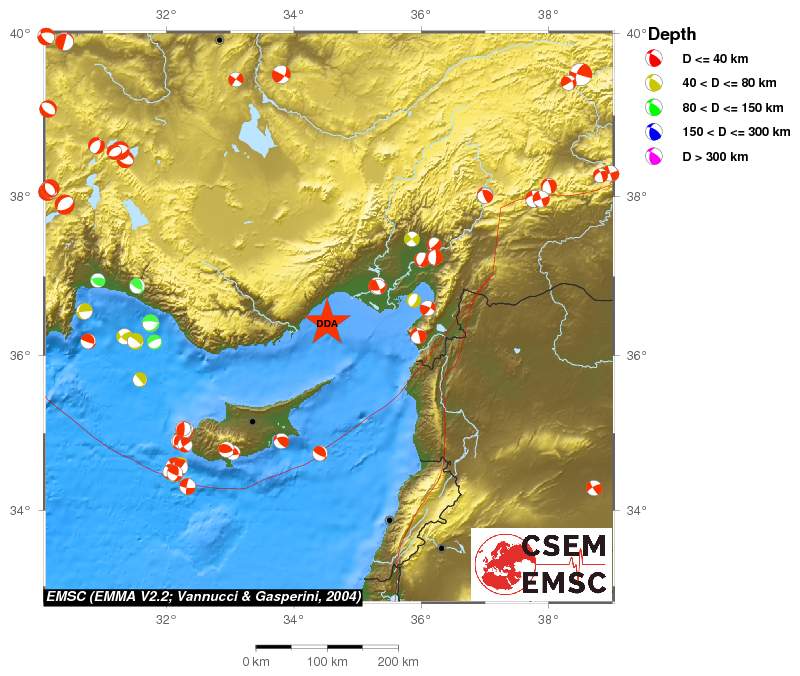Regional moment Tensor