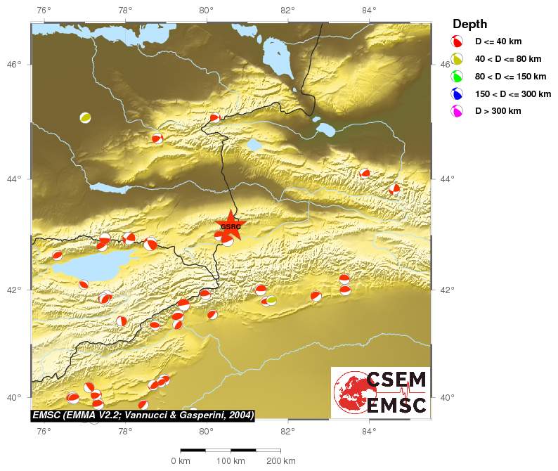Regional moment Tensor