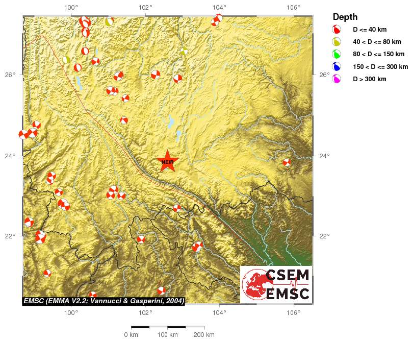 Regional moment Tensor