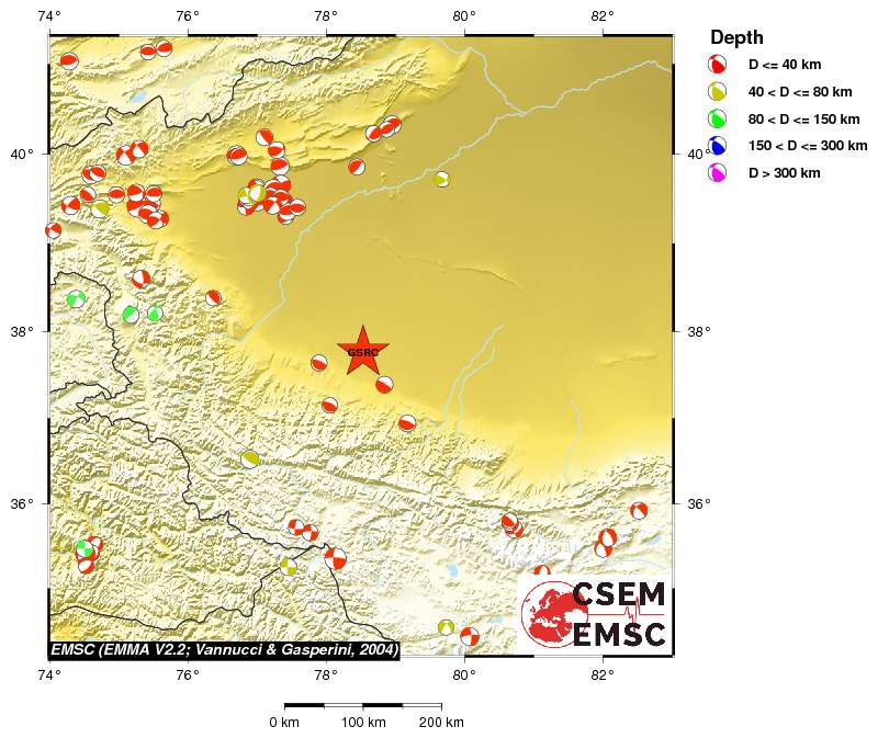 Regional moment Tensor