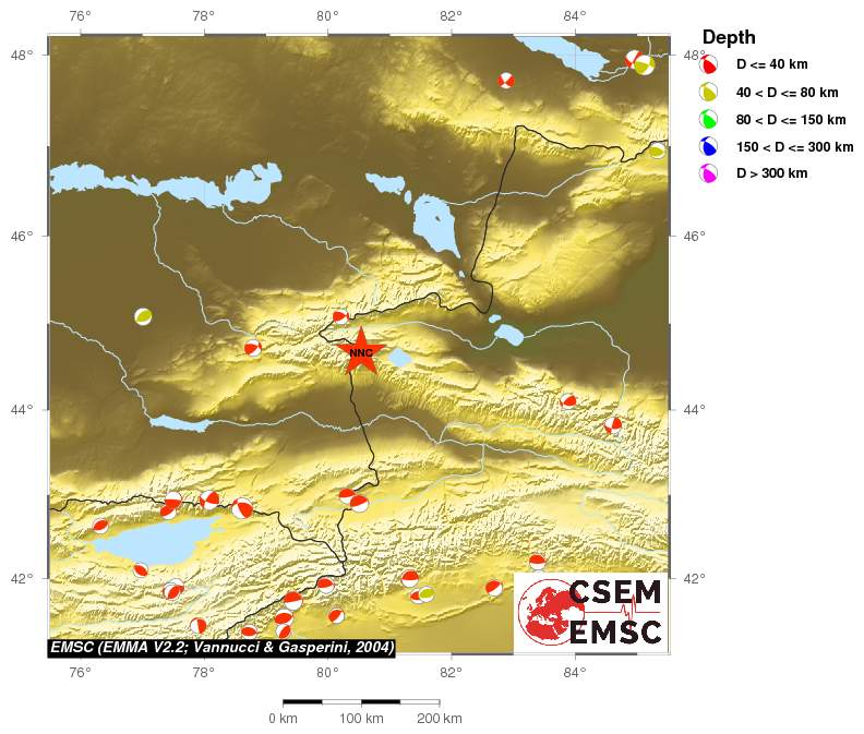 Regional moment Tensor