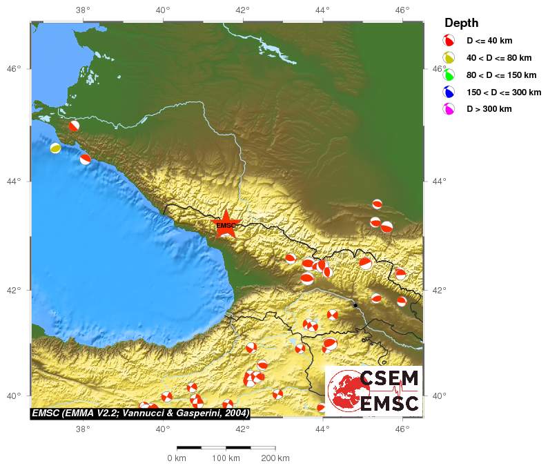 Regional moment Tensor