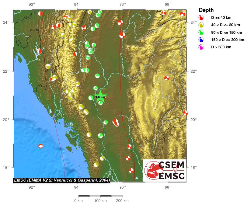 Regional moment Tensor