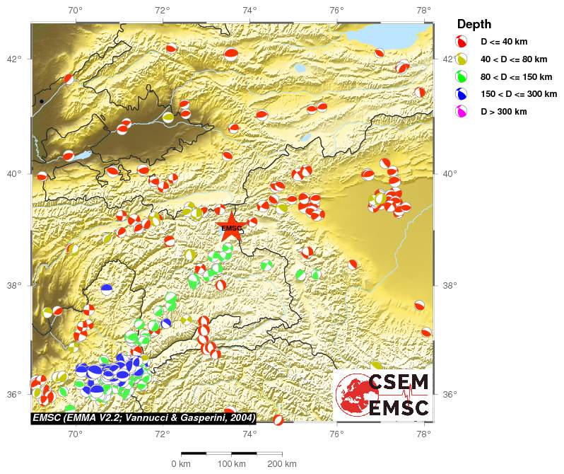 Regional moment Tensor