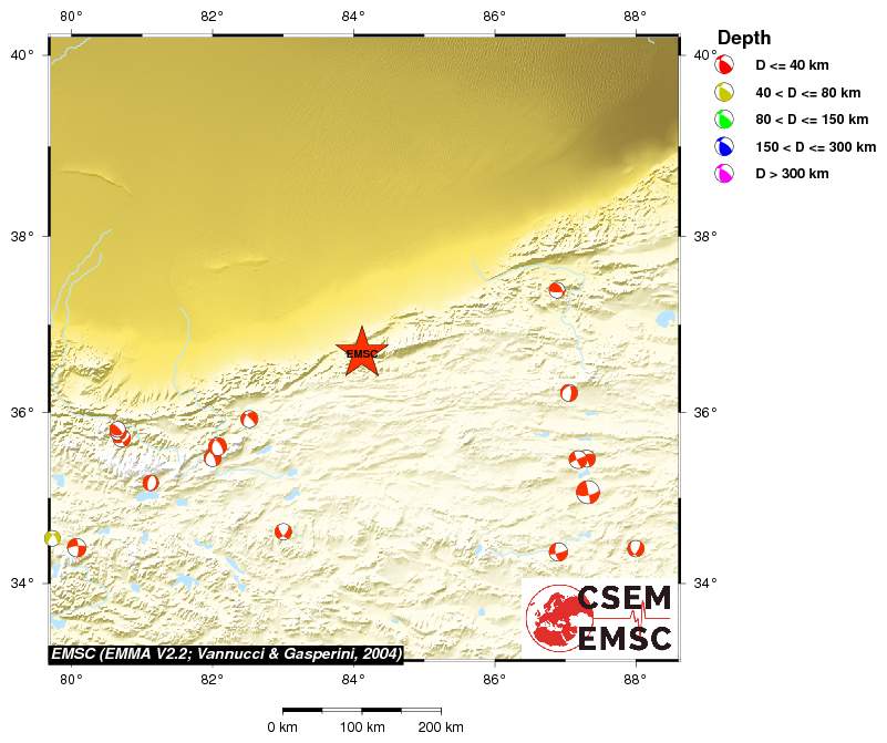 Regional moment Tensor