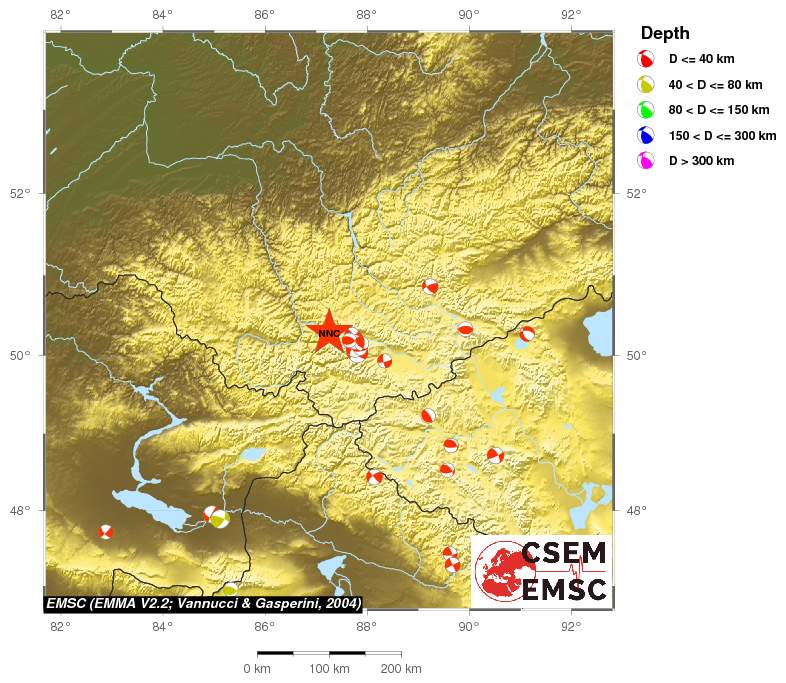 Regional moment Tensor