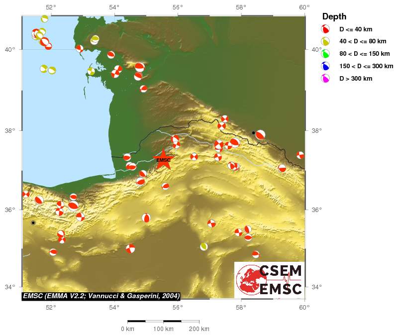 Regional moment Tensor