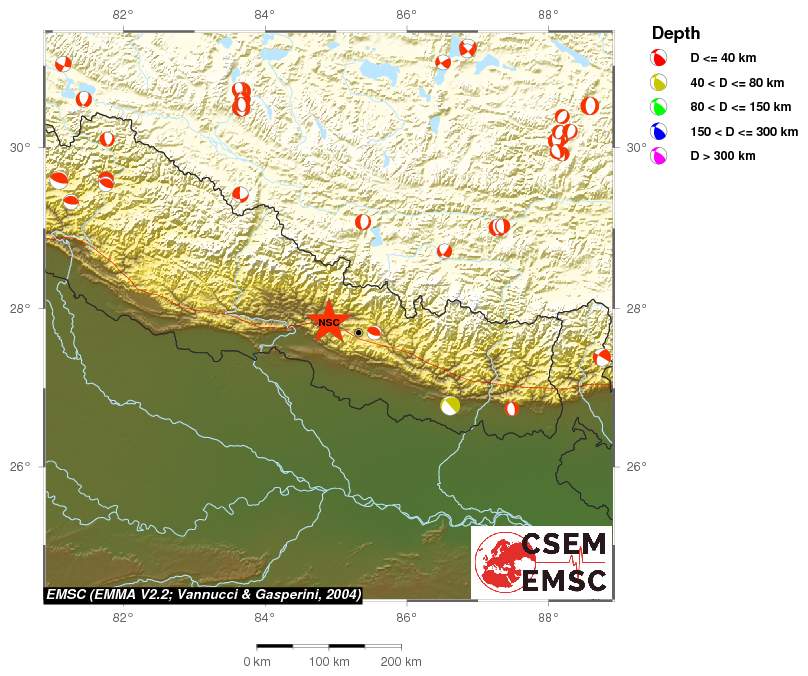Regional moment Tensor
