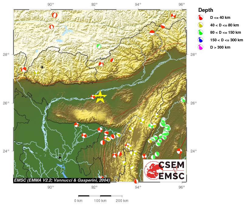 Regional moment Tensor