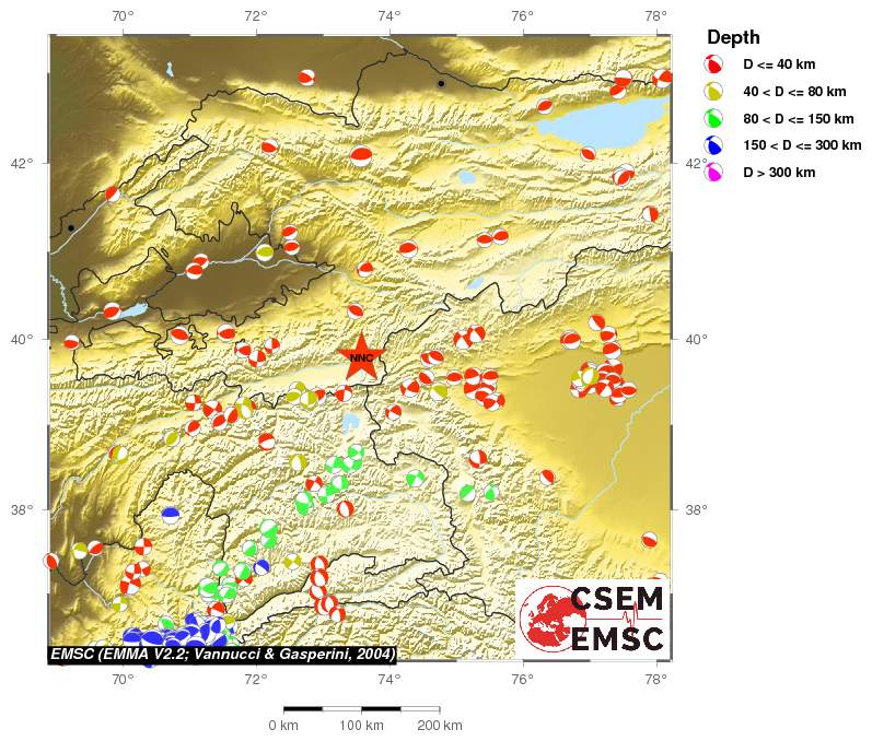 Regional moment Tensor
