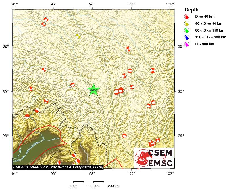 Regional moment Tensor