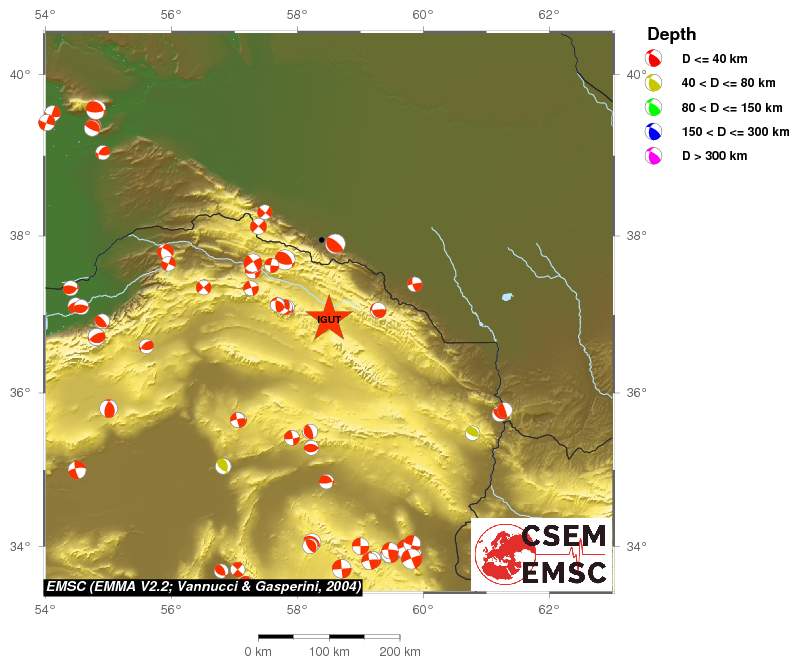 Regional moment Tensor