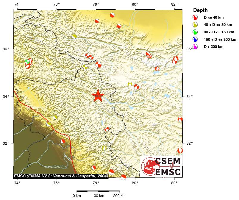 Regional moment Tensor