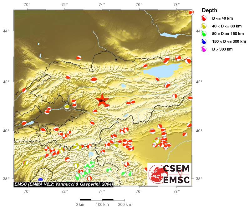 Regional moment Tensor
