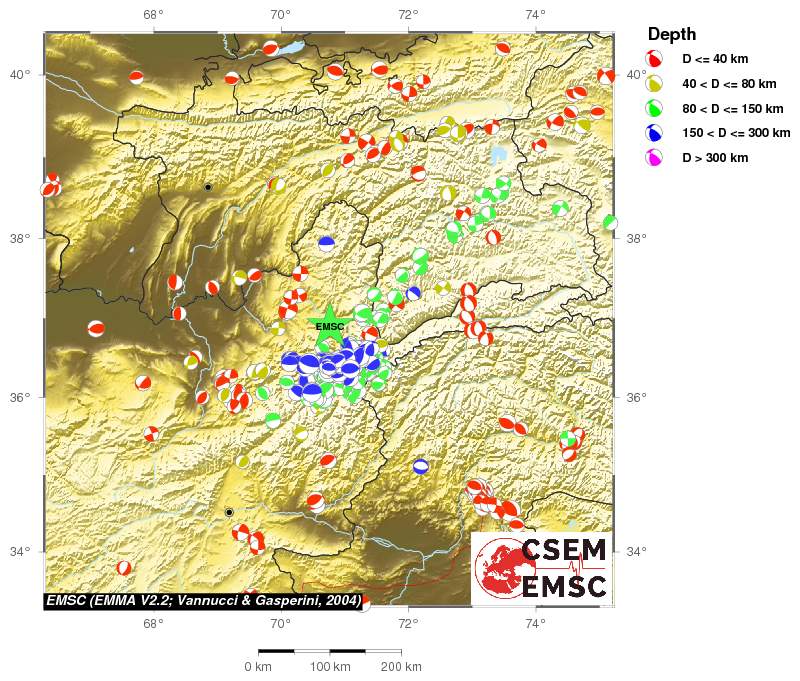 Regional moment Tensor