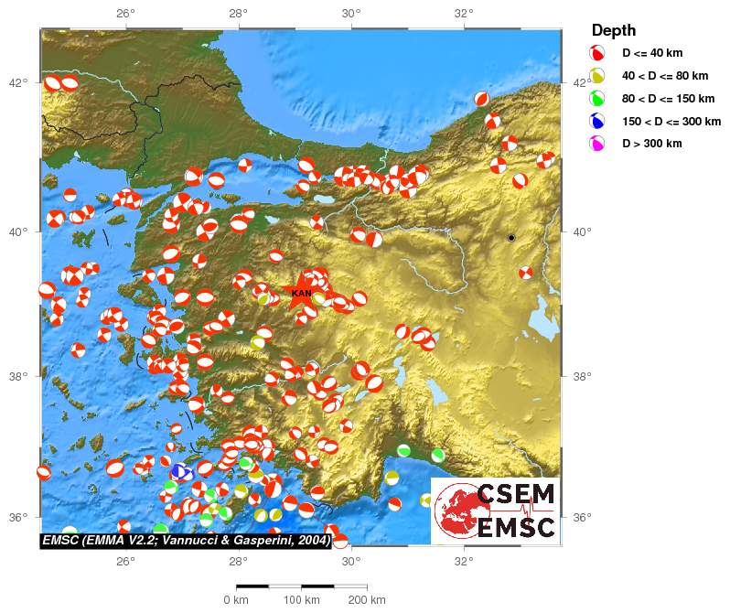 Regional moment Tensor