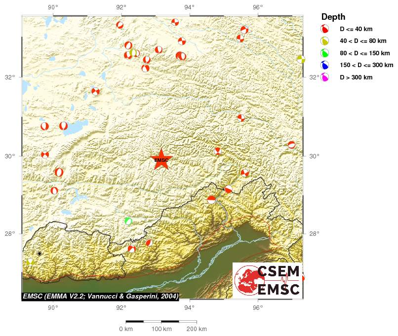 Regional moment Tensor
