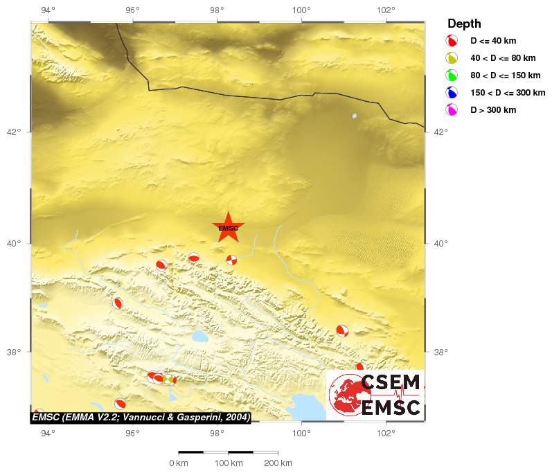 Regional moment Tensor