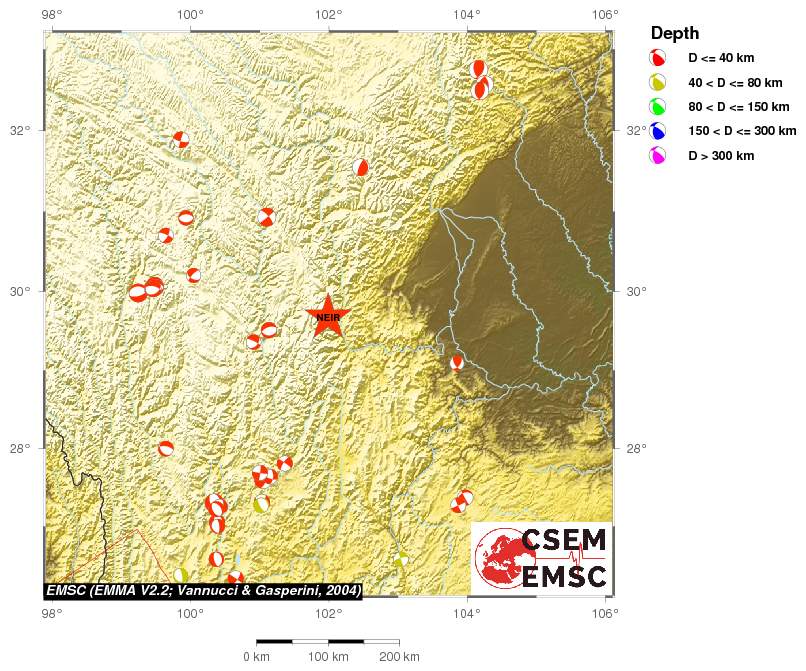 Regional moment Tensor