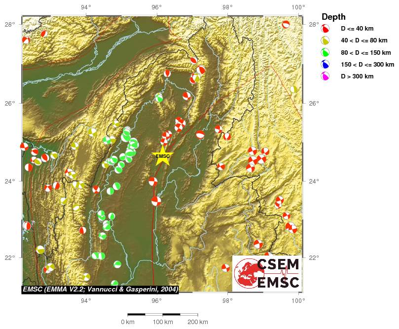 Regional moment Tensor