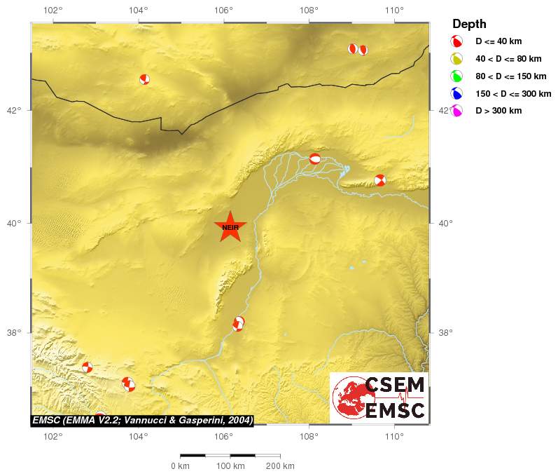 Regional moment Tensor