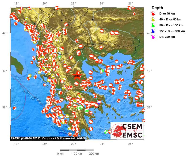 Regional moment Tensor