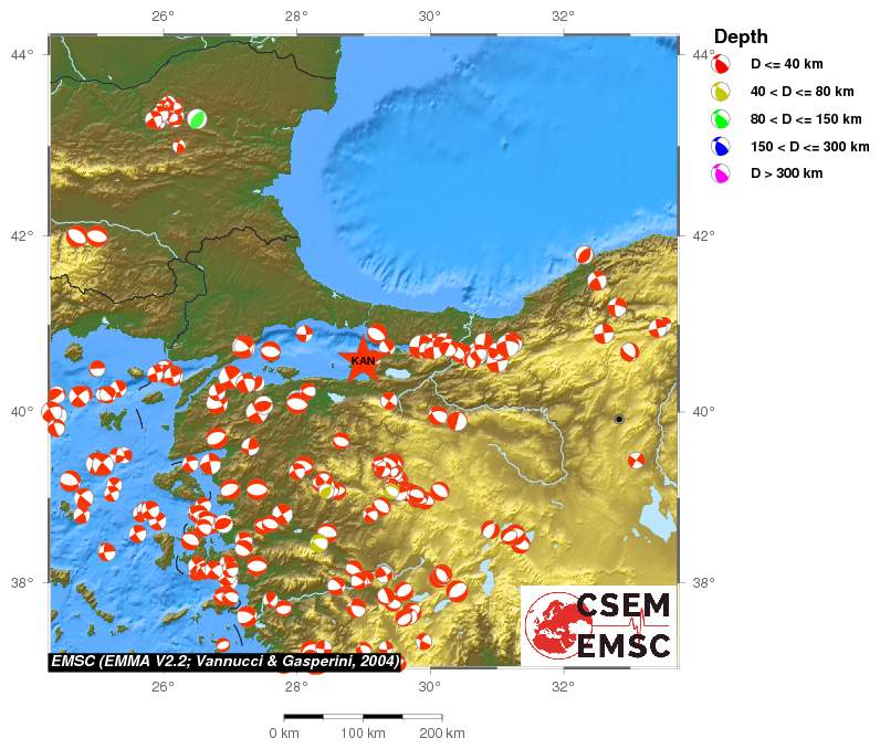 Regional moment Tensor