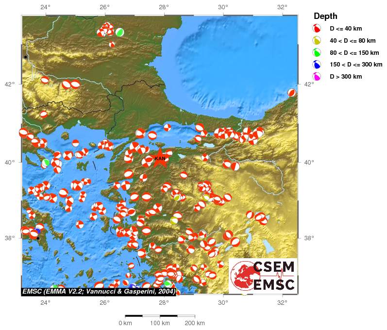 Regional moment Tensor