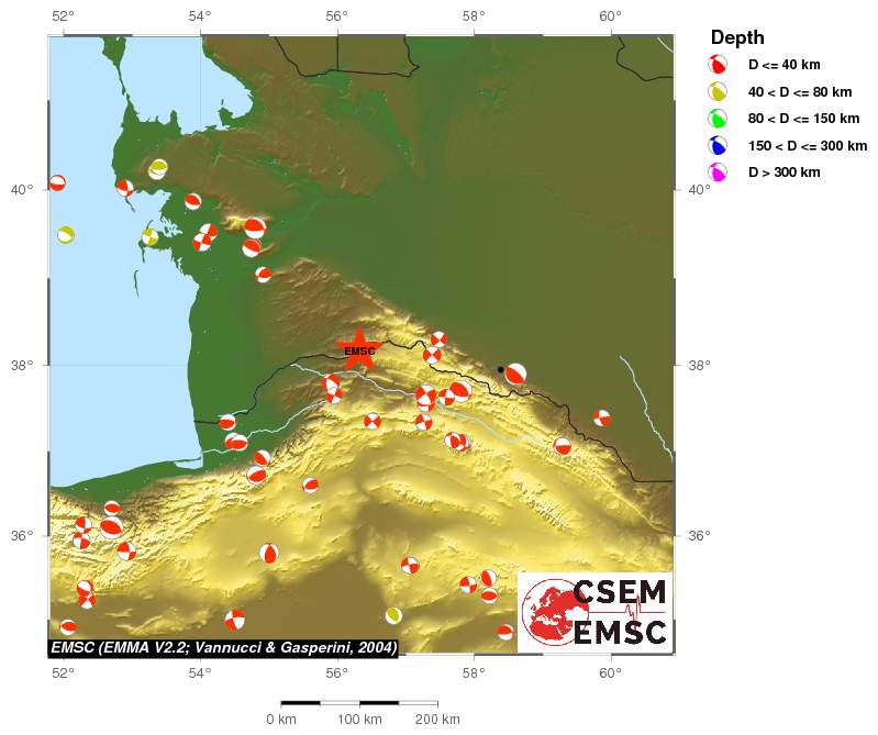 Regional moment Tensor