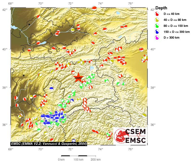 Regional moment Tensor
