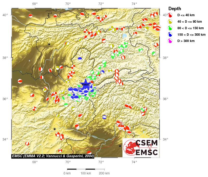 Regional moment Tensor