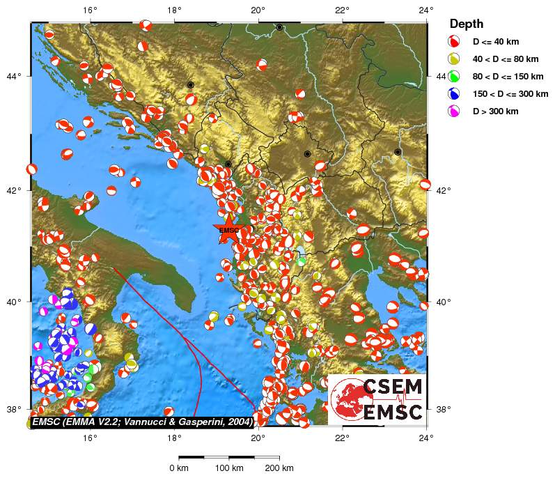 Regional moment Tensor