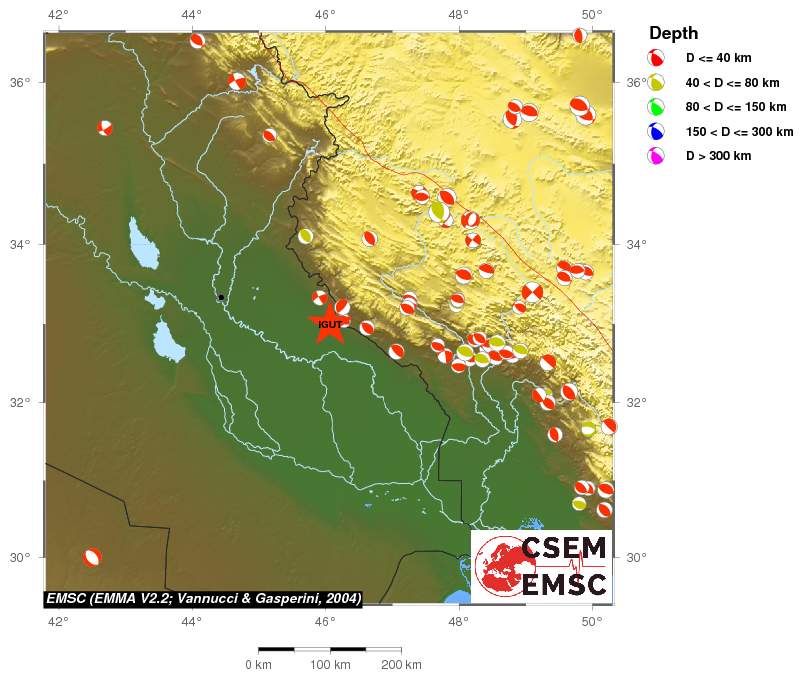 Regional moment Tensor